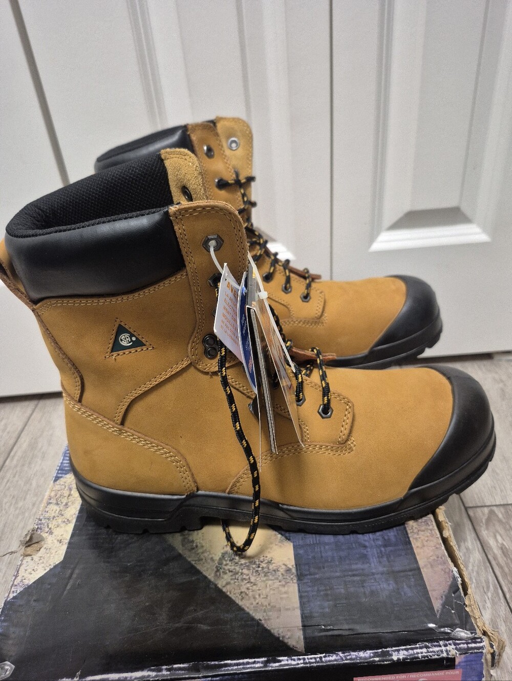 Workload Comfort X5 CHARGER Men's Steel Toe Safety Work Boots Size 9 And 13